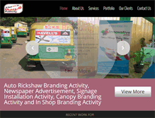 Tablet Screenshot of muktapublicity.com